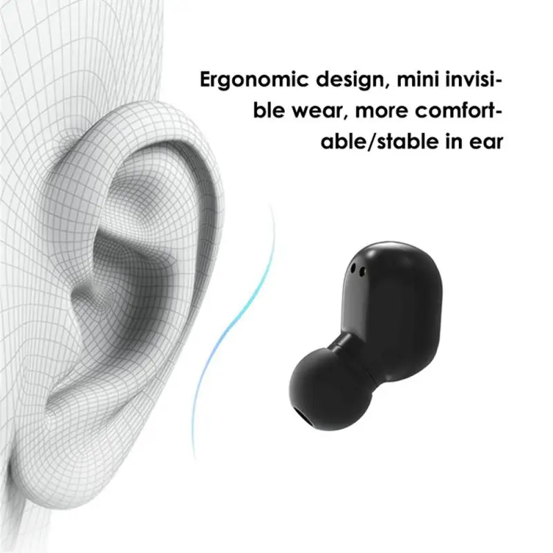 

Tws Earphone Digital Display With Charging Box Earphone 5.0 Earbuds Lightweight Super Long Standby Time Stereo
