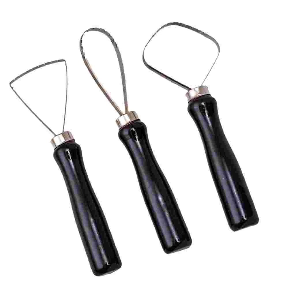 

3pcs Sculpture Scraper Creative Utility Professional Durable Handle Sculpture Tool for Family Co-worker