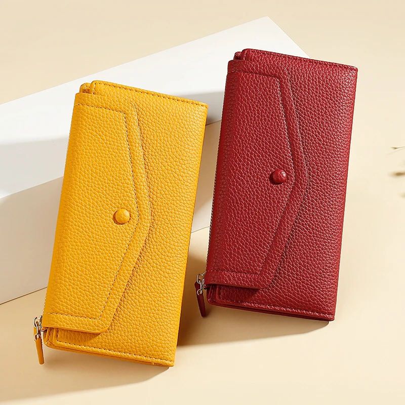 

Женский Длинный кошелек, кожаный кошелек, держатель для кредитных карт, Женский кошелек для телефона, кошелек, бумажники и сумки для женщин, ...