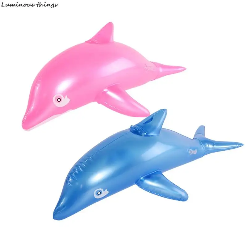 

53cm Inflatable Dolphin Beach Swimming Rings Party Children Toy Kids Gift for Beach Pool Float Air Mattresse Water Toys