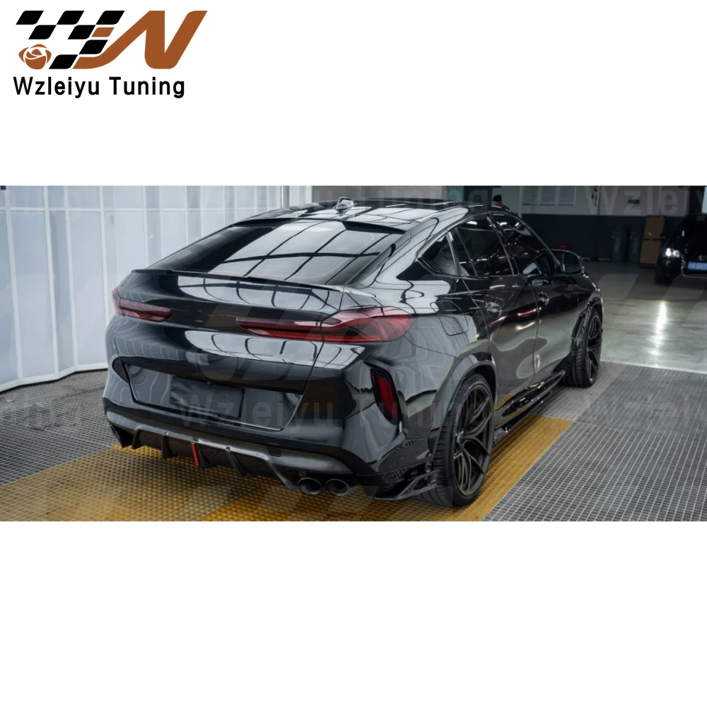 Новый стильный комплект для тела из углеродного волокна подходит BMW F96 X6M передняя