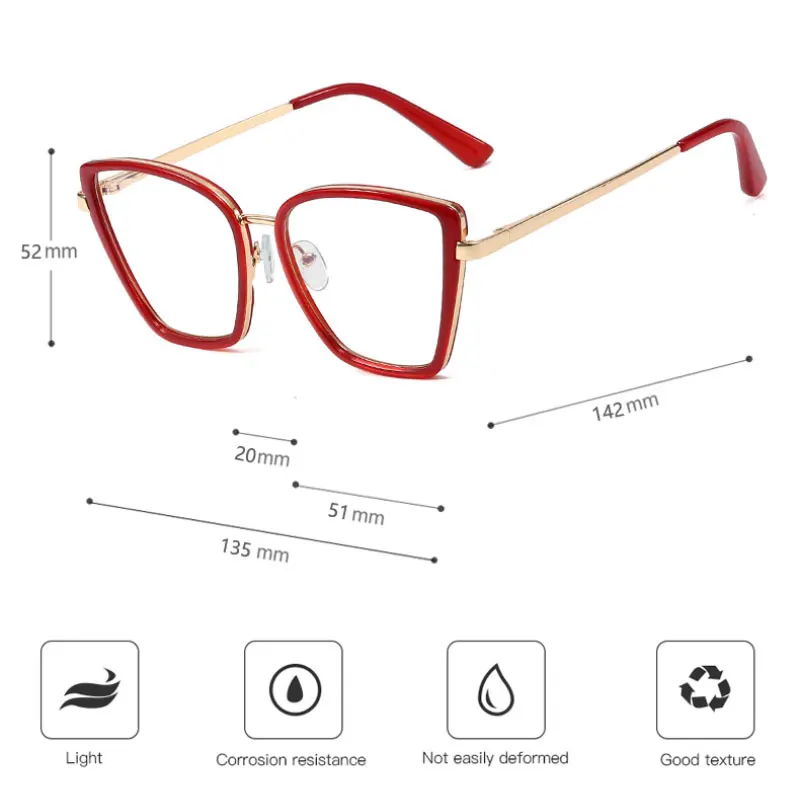 Оптическая оправа для очков Hotony защита от ультрафиолета UV400 пыли