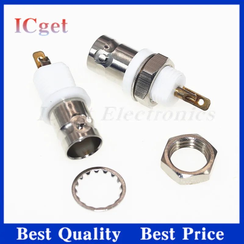 

5 шт. BNC-50KY, полностью медная изолированная паяльная плата, материнское сиденье BNC-KY, белый клей, сиденье для панели BNC Q9-50KY, разъем для осциллографа