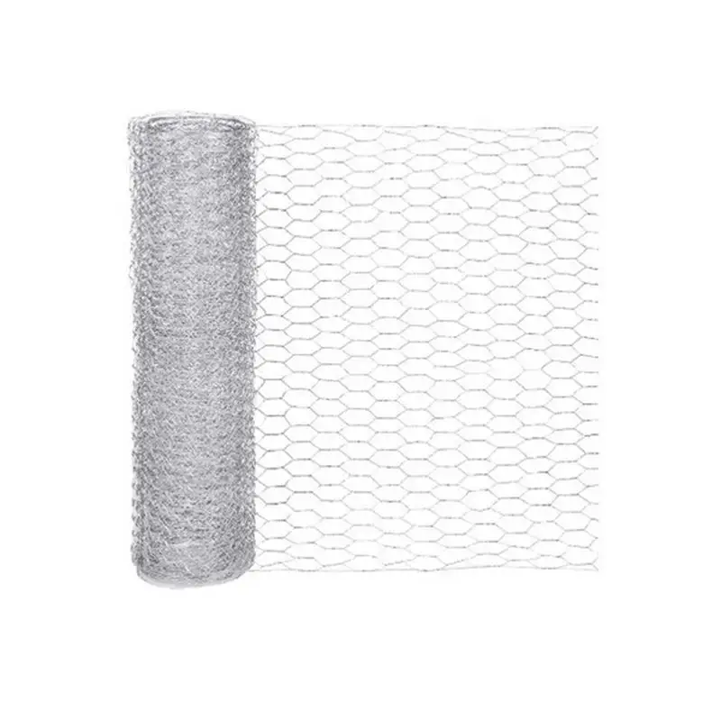 

0.4x5m Wire Fence Hexagonal Wire Mesh Stainless Steel Mesh Filter Net Metal Front Repair Fix Mesh Chicken Fence Wire Netting