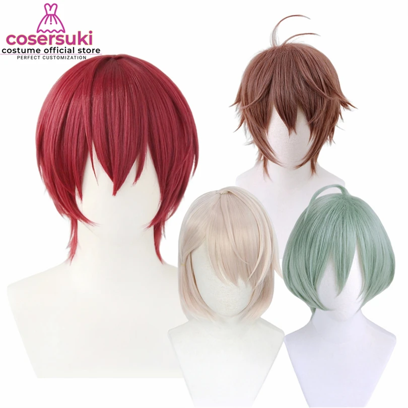 Фото Парик для косплея Idolish7 ZOOL: Тома Инумару, Торо Мидо, Минами Нацумэ, Харука Исуми. Головной убор для Хэллоуина. №1