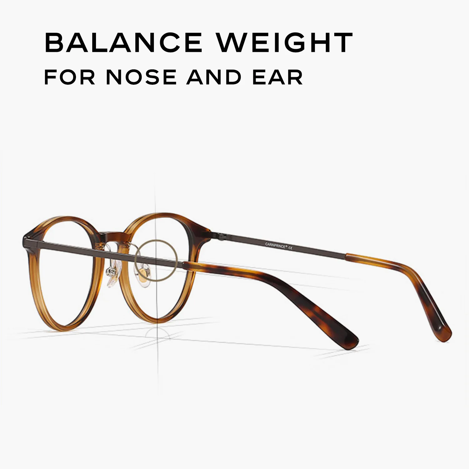 Оправы для очков CAPONI мужчин Ретро Винтажные высококачественные оправы