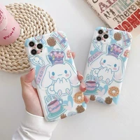 sanrio cartoon cinnamoroll phone cases for iphone 12 11 pro max xr xs max 8 x 7 se silicone soft shell protective cver y2k girl