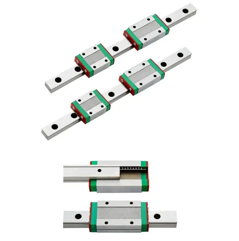 Фото Миниатюрные линейные направляющие MHCNC MGN7, MGN9, MGN12, MGN15, 100-500 мм, каретки MGN C/H для 3D-принтеров, ЧПУ, автоматизированного оборудования и роботов №4