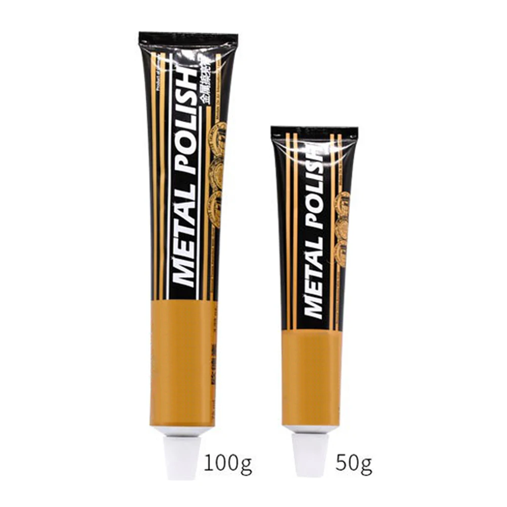 

50g/100g Metal Polish Solve Paste Machine Polishing Hardware Rust Remover Cleaner Machine Polish Useful Home Cleaning Supplies