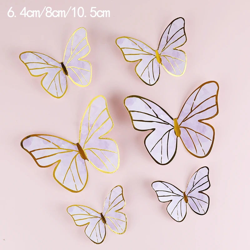 

Белые акриловые бабочки для торта