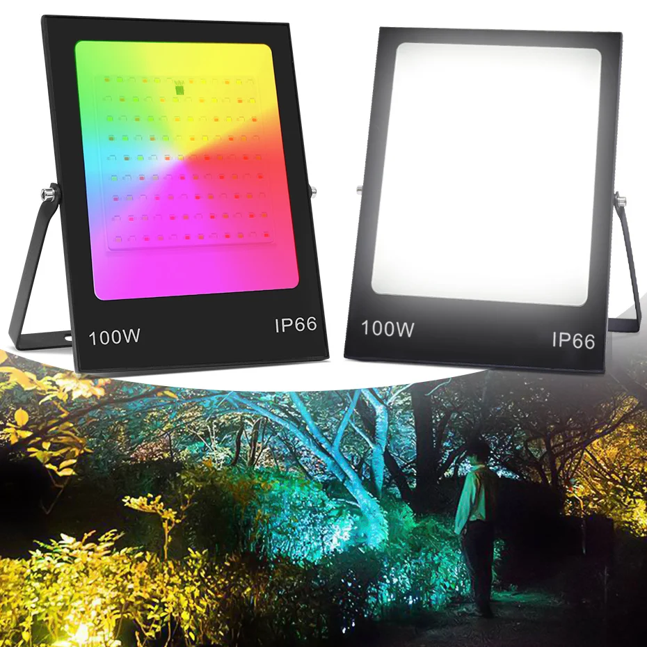 

Светодиодный прожектор RGB, 100 В переменного тока, 30 Вт, 50 Вт, 200 Вт