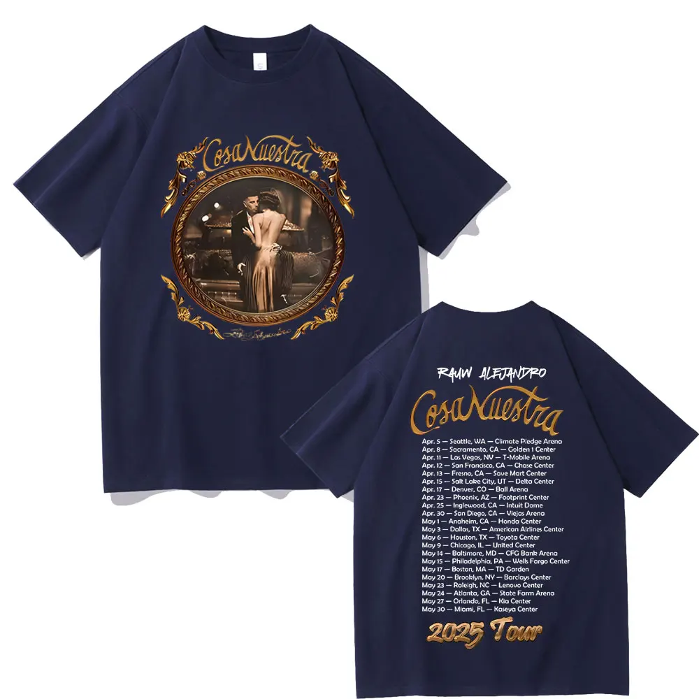 Рэппер Раут Alejandro pemb Nuestra Tour 2025 Футболка Мужчины Женщины Хип-Хоп Модные Тенденции