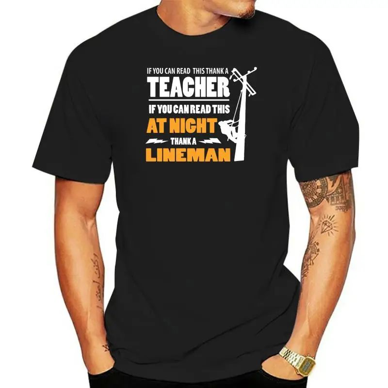 

If You Can Read This At Night Thank A Lineman TShirt