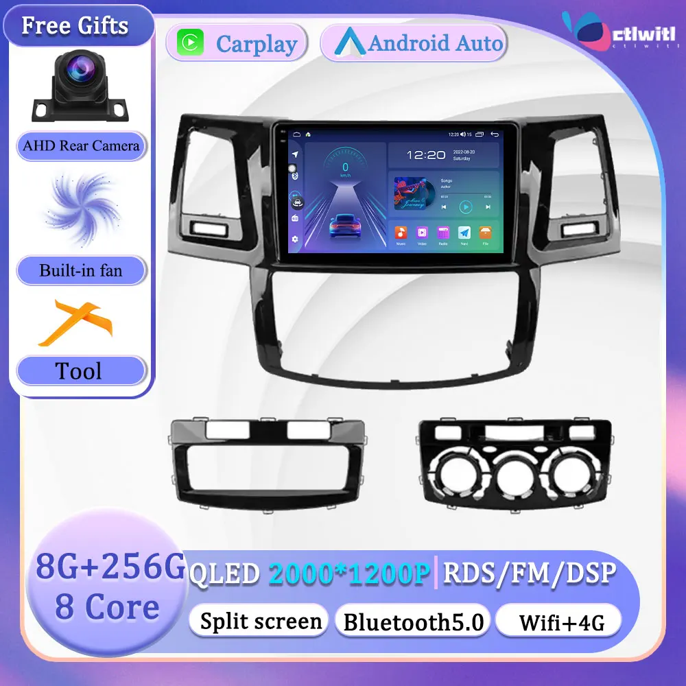 

Android For Toyota Fortuner 1 AN50 AN60 HILUX Revo Vigo 2005-2014 Navigation TV Autoradio Stereo Radio Videp Player Multimedia