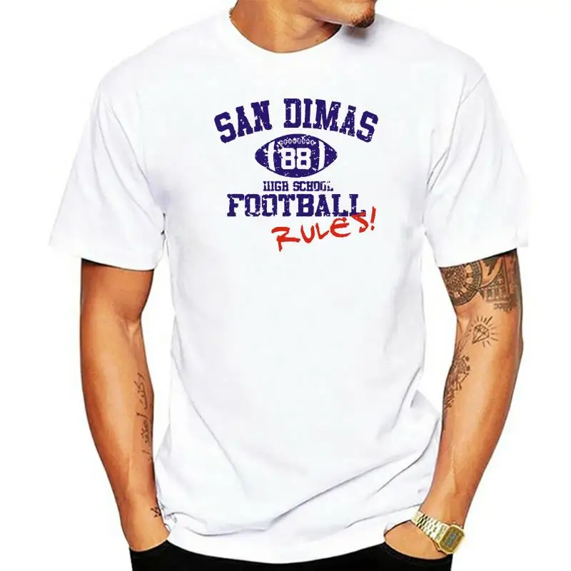 

San Dimas High School Football Bill and Ted Gray Basic Men T-Shirt Fashion Quality Cotton Print Street Wear Dress T-Shirt