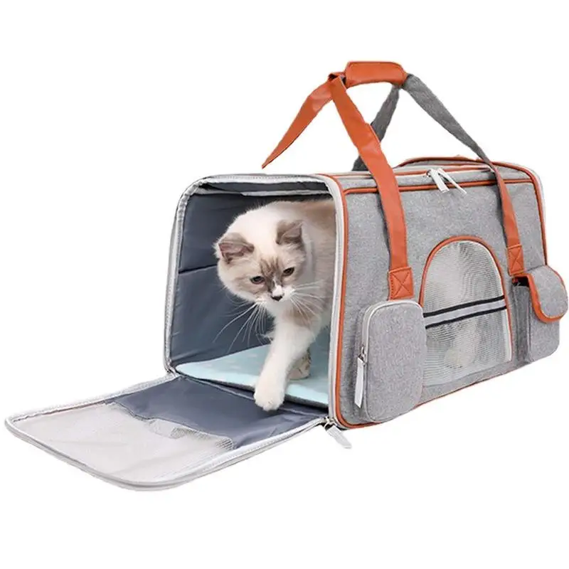 

Small Dog Carry Bag Puppy Carrier For 6.5Kgs Pets Sturdy Small Animal Carrier For Kittens Small Dogs Rabbits Traveling Hiking