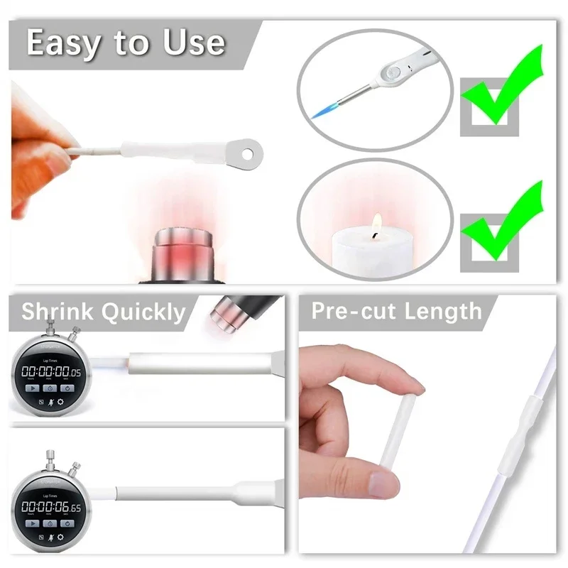 Термоусадочные трубки 127-560 шт. термостойкие комплект для упаковки изоляция