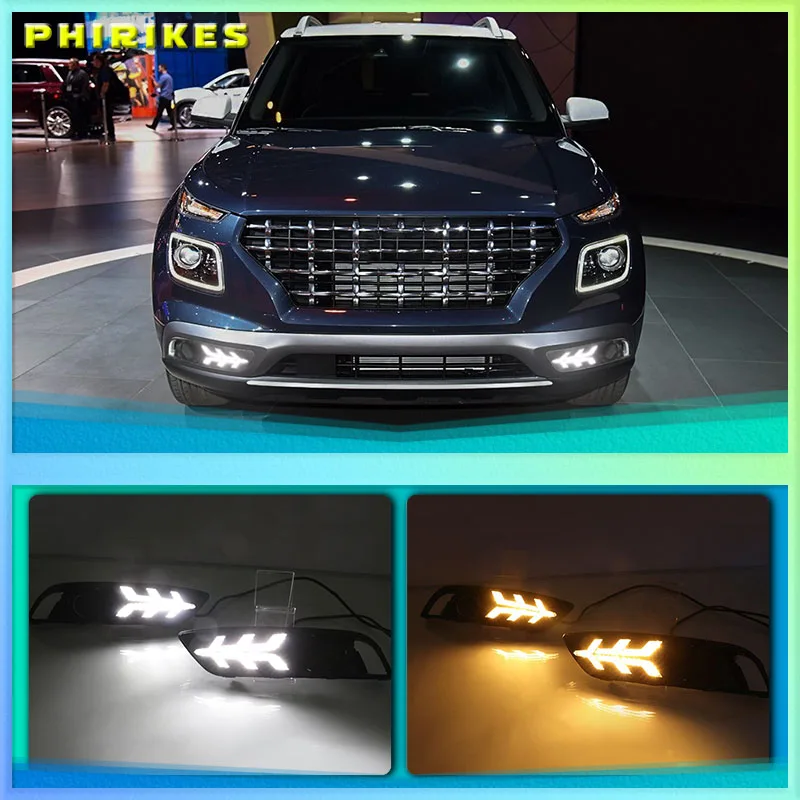 

For Hyundai Venue 2019 Car-styling LED DRL Daytime Running Light