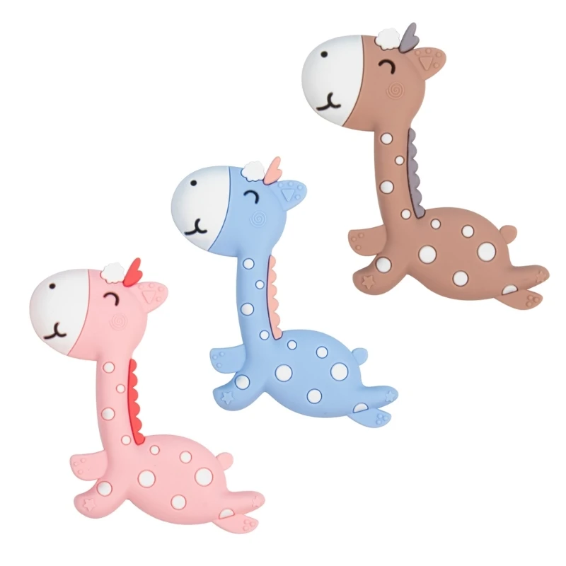 

Силиконовые детские жевательные игрушки для прорезывания зубов мультфильм Aniaml Fish Cat жевательная игрушка подарок для душа
