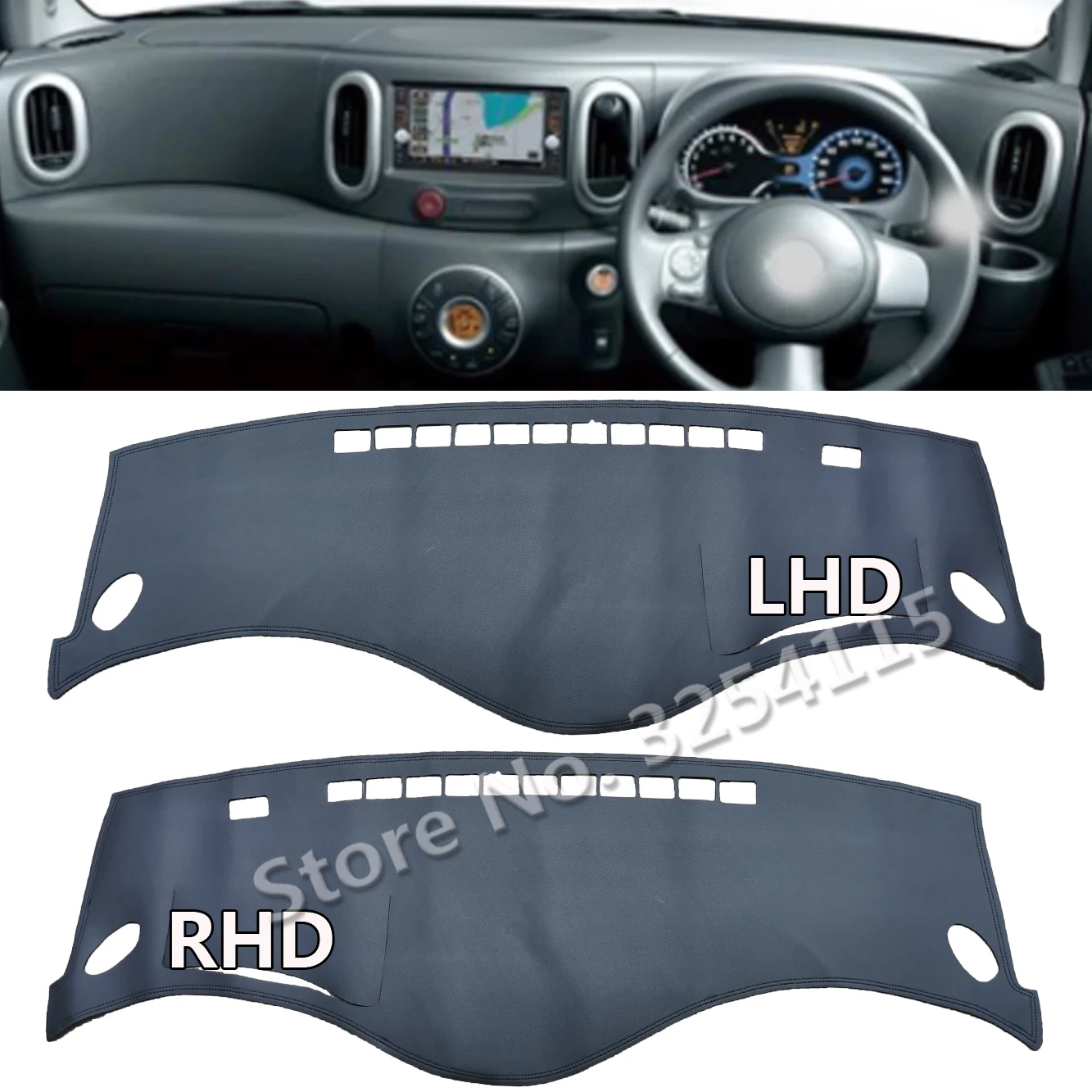 Кожаный коврик для приборной панели, коврик для приборной панели