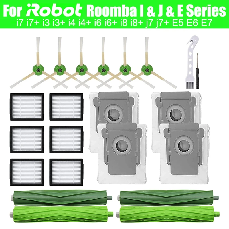 

Комплект запасных частей для робота-пылесоса Irobot Roomba I7 + I3 I3 + I4 I4 + I6 I6 + I8 I8 + J7 J7 + E5 E6 E7