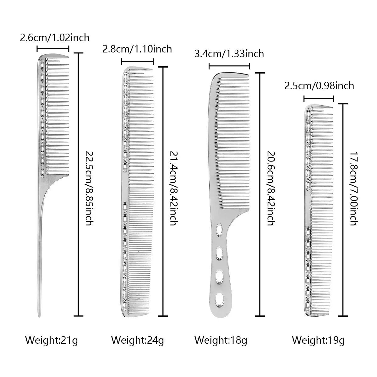 Профессиональная Антистатическая щетка для стрижки волос Barbershop Алюминиевые