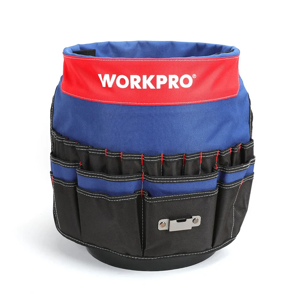 

WORKPRO Сумка для инструментов с несколькими карманами Органайзер для инструментов (инструменты и ведро в комплекте)
