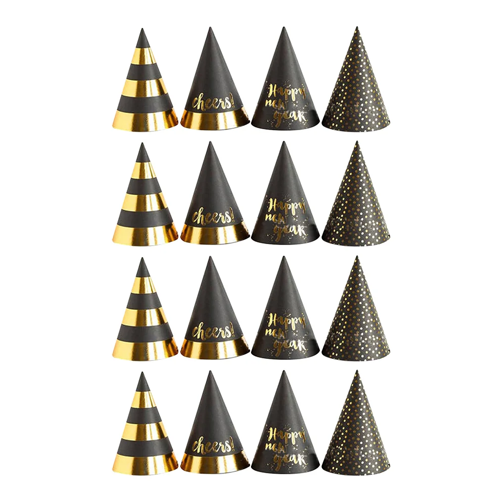 

16pcs Party Hats Decorative New Year Party Hat Novelty for Banquet Holiday