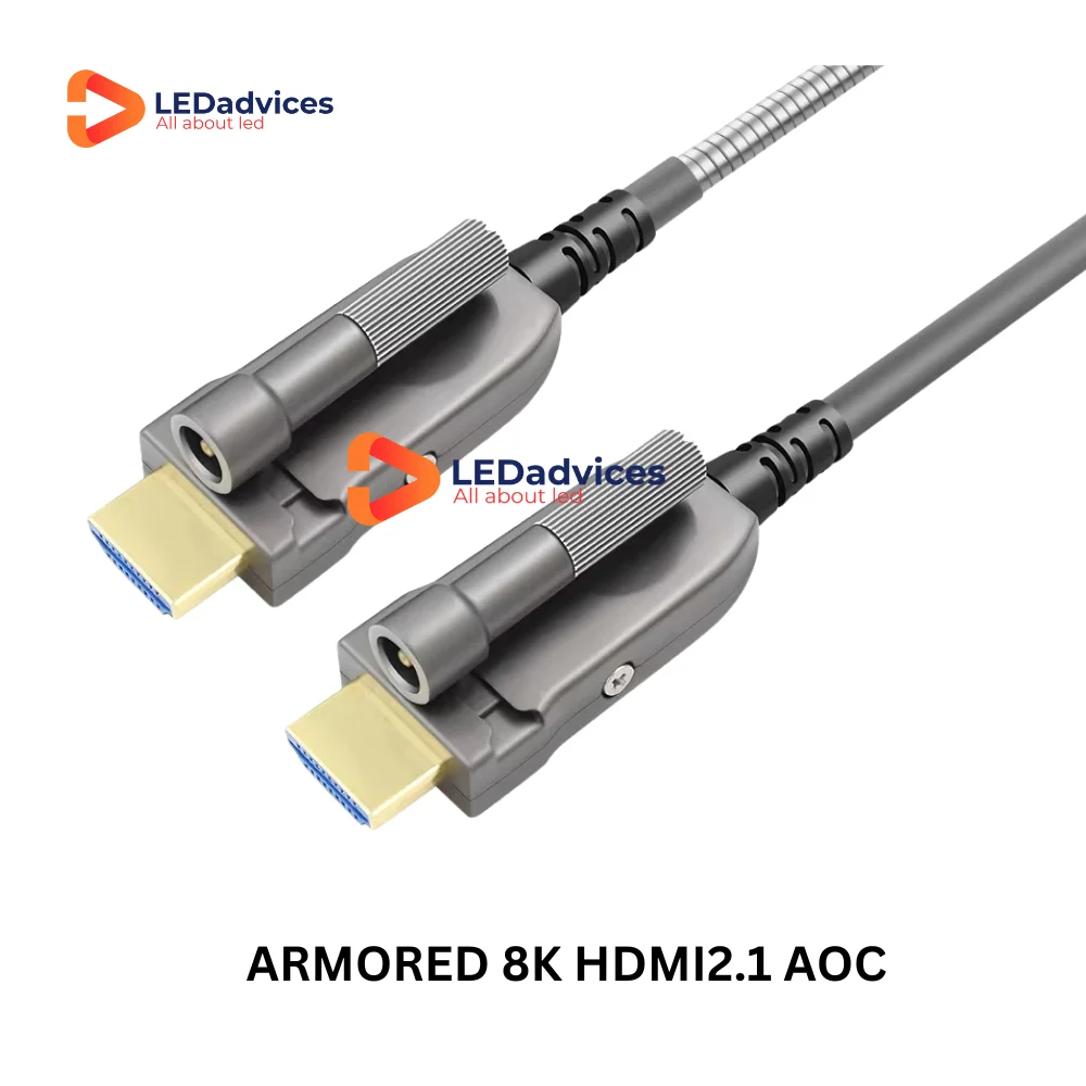 Бронированный оптоволоконный кабель HDMI2.1 AOC 100 м 48 Гбит/с 8K HDMI HDR 10 гигабит для