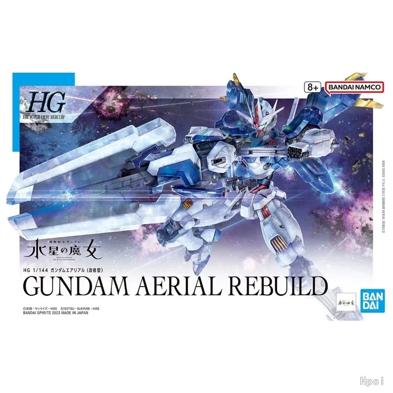 Коллекционная модель Bandai HG 1144 XVX-016RN Gundam Aerial Rebuild: Фигурка Витчи с Меркурия, аниме-модель, сборный набор, подарок (art.: 3920dc76fcf76) - 3920dc76fcf76