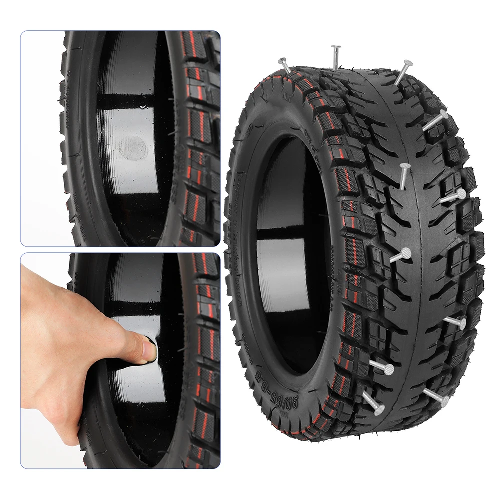 

11 Inch 90/65-6.5 Off-Rode Tubeless Tyre For Zero 11x Electric Scooter Built-in Live Glue Rubber Tubeless Tyre Scooter Parts