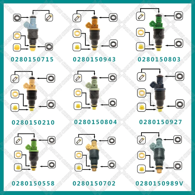 1000 шт. комплект для ремонта топливных форсунок фильтры уплотнения втулки