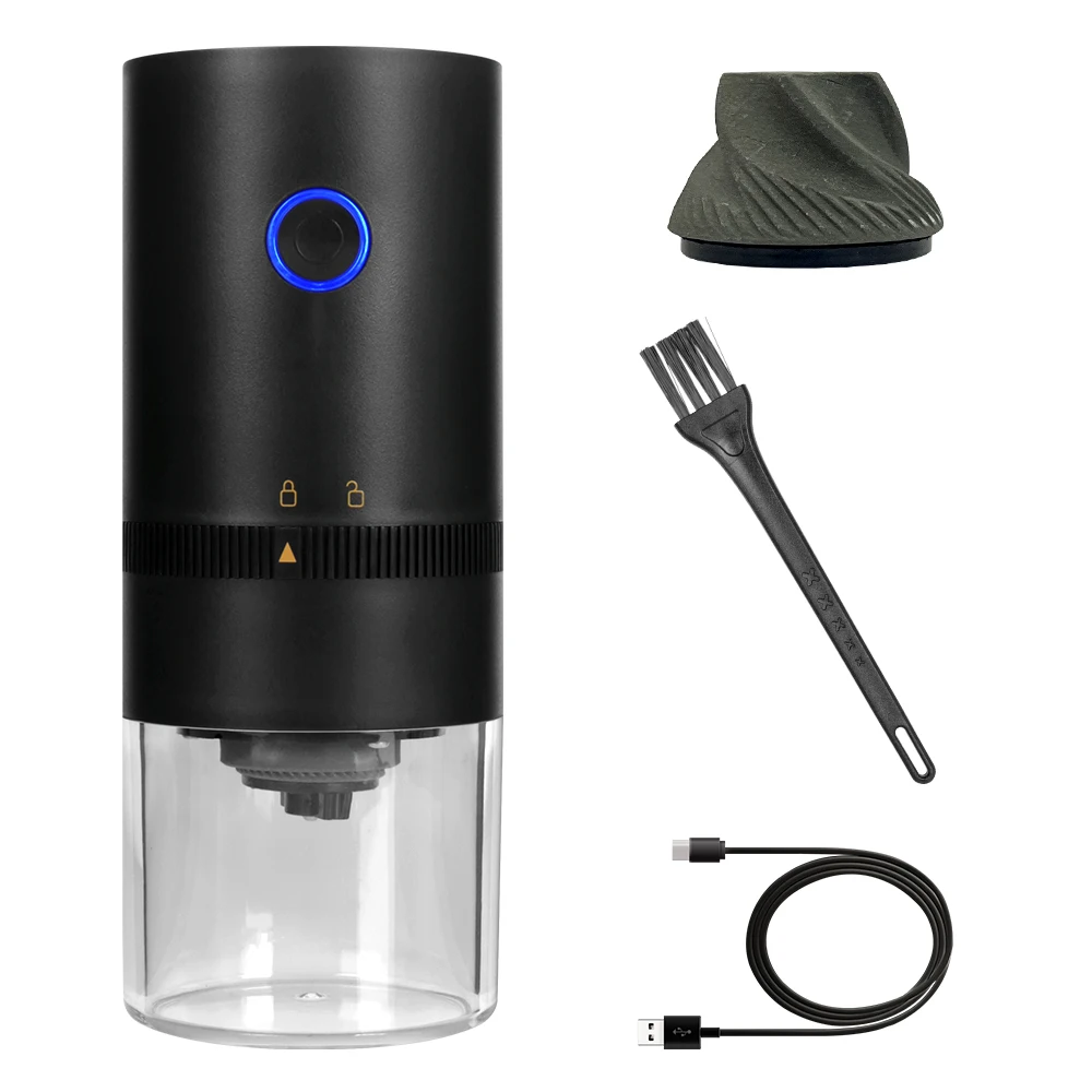 

USB Rechargeable Portable Automatic Beans Mill Espresso Maker Electric Coffee Grinder For Cafe Home Travel