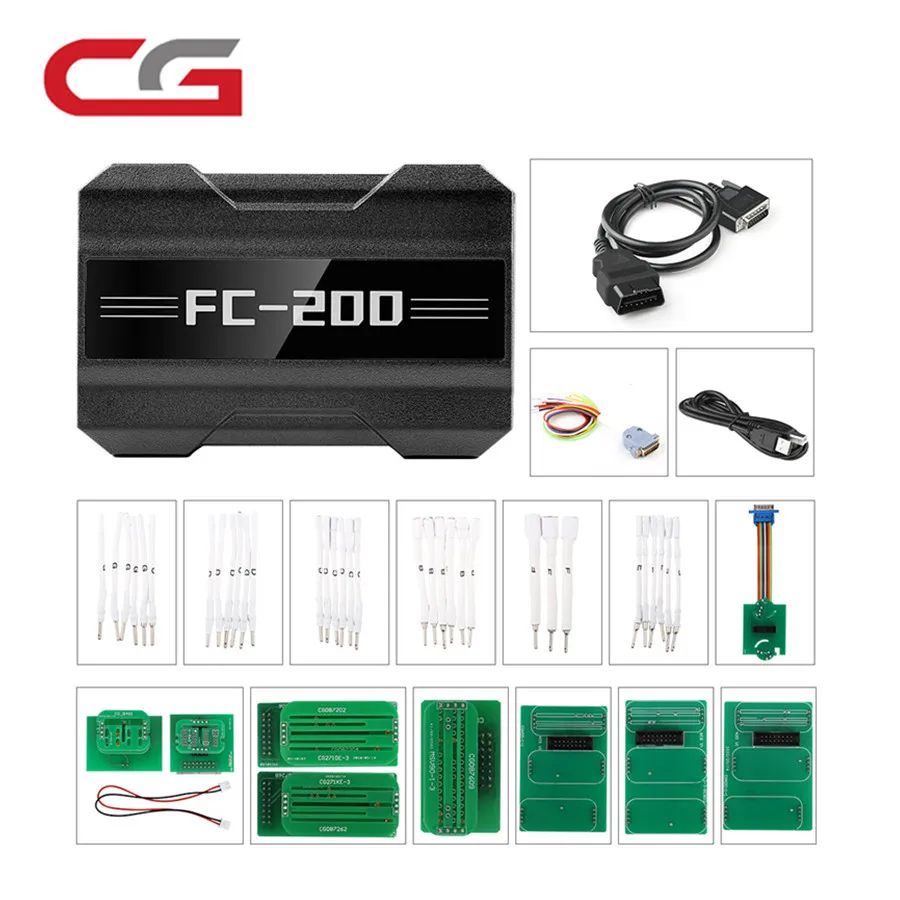 

V1.0.9.0 CG FC200 ECU Programmer Full Version with New Adapters Set 6HP & 8HP/MSV90/N55/N20/B48/B58