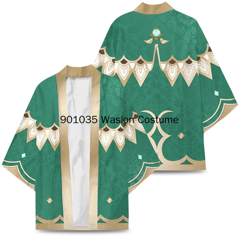 

Game Genshin Impact Kaedehara Kazuha Kimono 3D Print Kazuha Cosplay Haori Cloak Party Tops Streetwear Shirt XXS-4XL