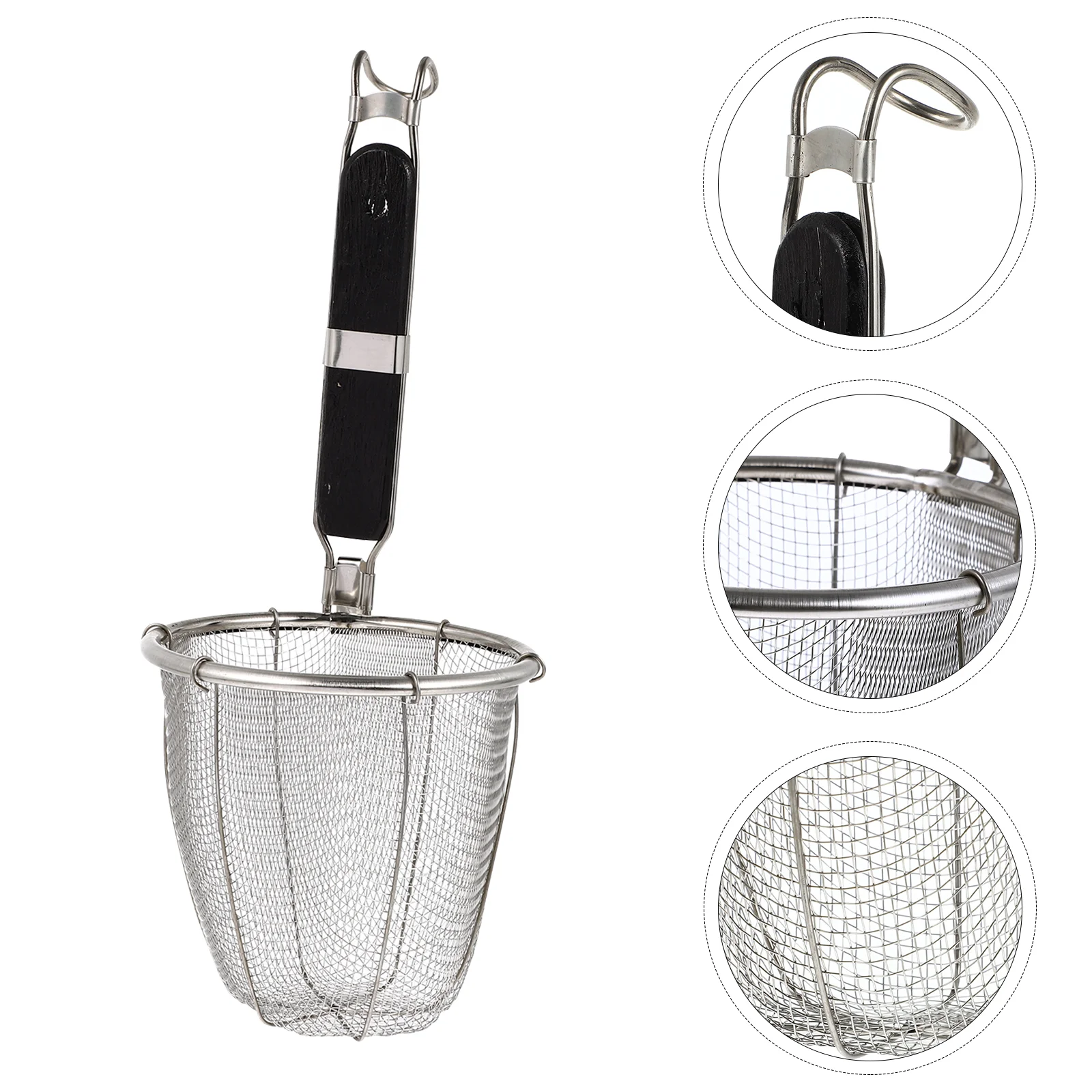 

Convenient Noodle Straining Basket Practical Noodle Strainer Kitchen Sifter