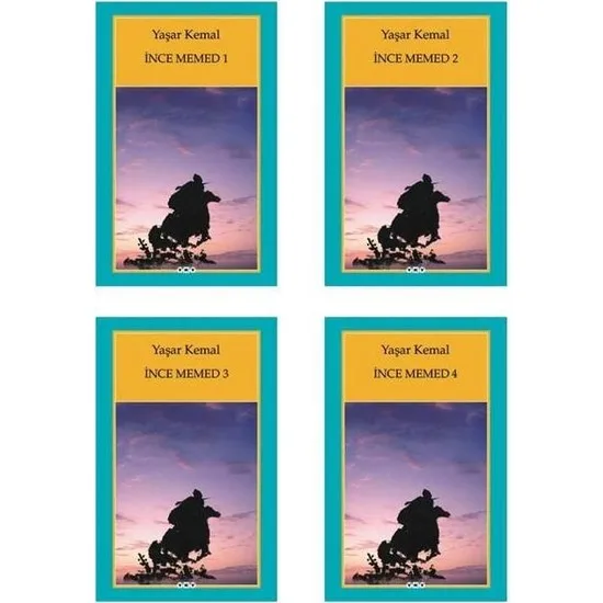 

Slim Memed Set 1 2 3 4 Experiences Kemal Turkish Books Turkish literature