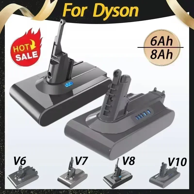 Фото Для Dyson V6 V7 V8 V10 аккумуляторная батарея SV10 SV11 SV12 DC59 DC62 аккумулятор для пылесоса DC58 аккумулятор для Sony аккумуляторная батарея №1