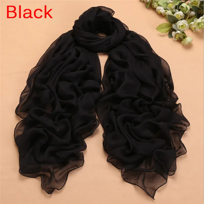 1 шт. пикантные большие шарфы шарф шелковая Плавная шаль накидка саронг летняя на