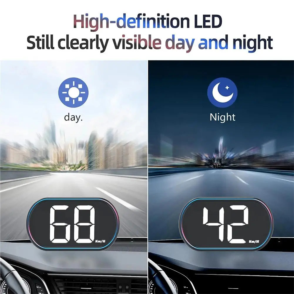 Автомобильный GPS-дисплей на лобовое стекло для HUD Y03 цифровой спидометр Plug and Play