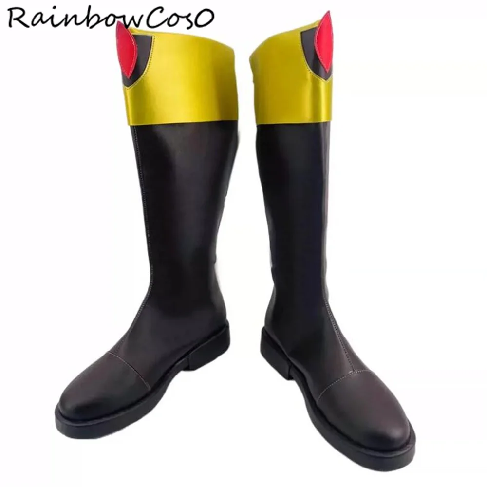 Ohsama Sentai King Ohger обувь для косплея сапоги Аниме Стиль Хэллоуин Рождество RainbowCos0 W3947