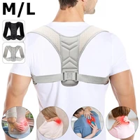 adjustable back posture corrector shoulder clavicle support correction belt for men women humpback seated corrector