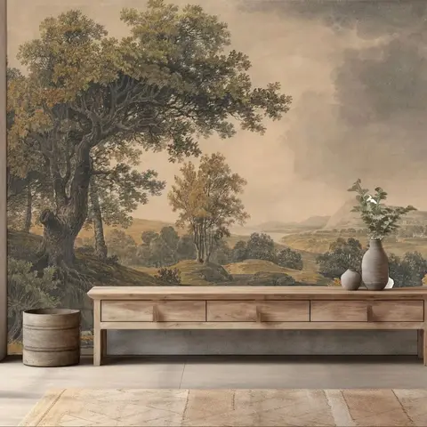 Винтажные обои Pixel&Wall