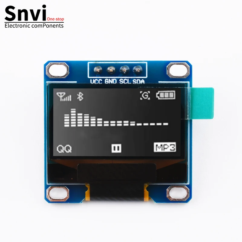 Оled IIC последовательный белый OLED-дисплей 128X64 I2C SSD1306 128664 плата ЖК-экрана для Arduino