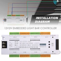 32 channel led stair lights pir motion sensor controller for automatic stairway ladder step induction controllers