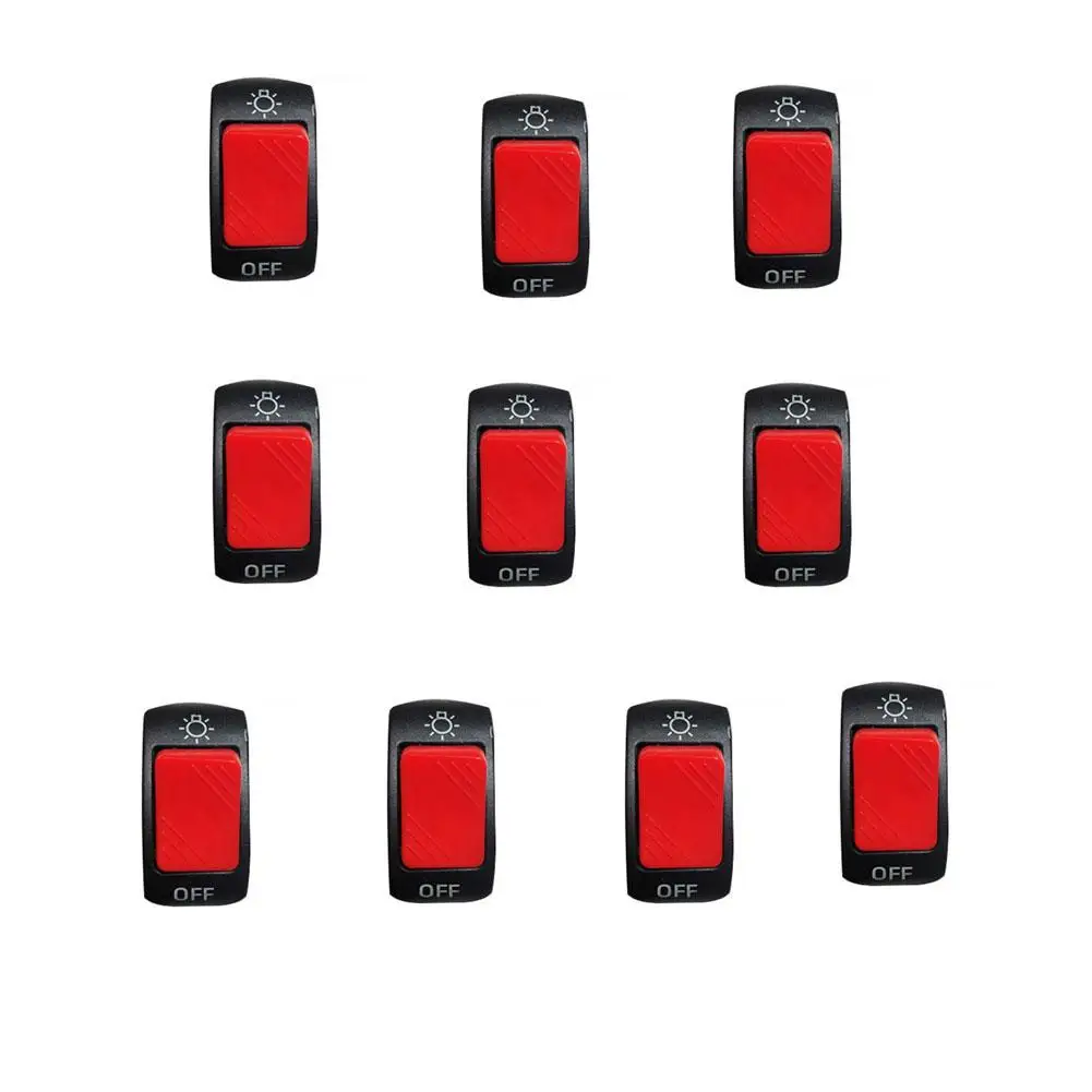 

10pcs Motorcycle Handlebar Switch Modified On/off Hand Put Out Warning Color Lights Headlights For Atv Moped Electric Motorcycle