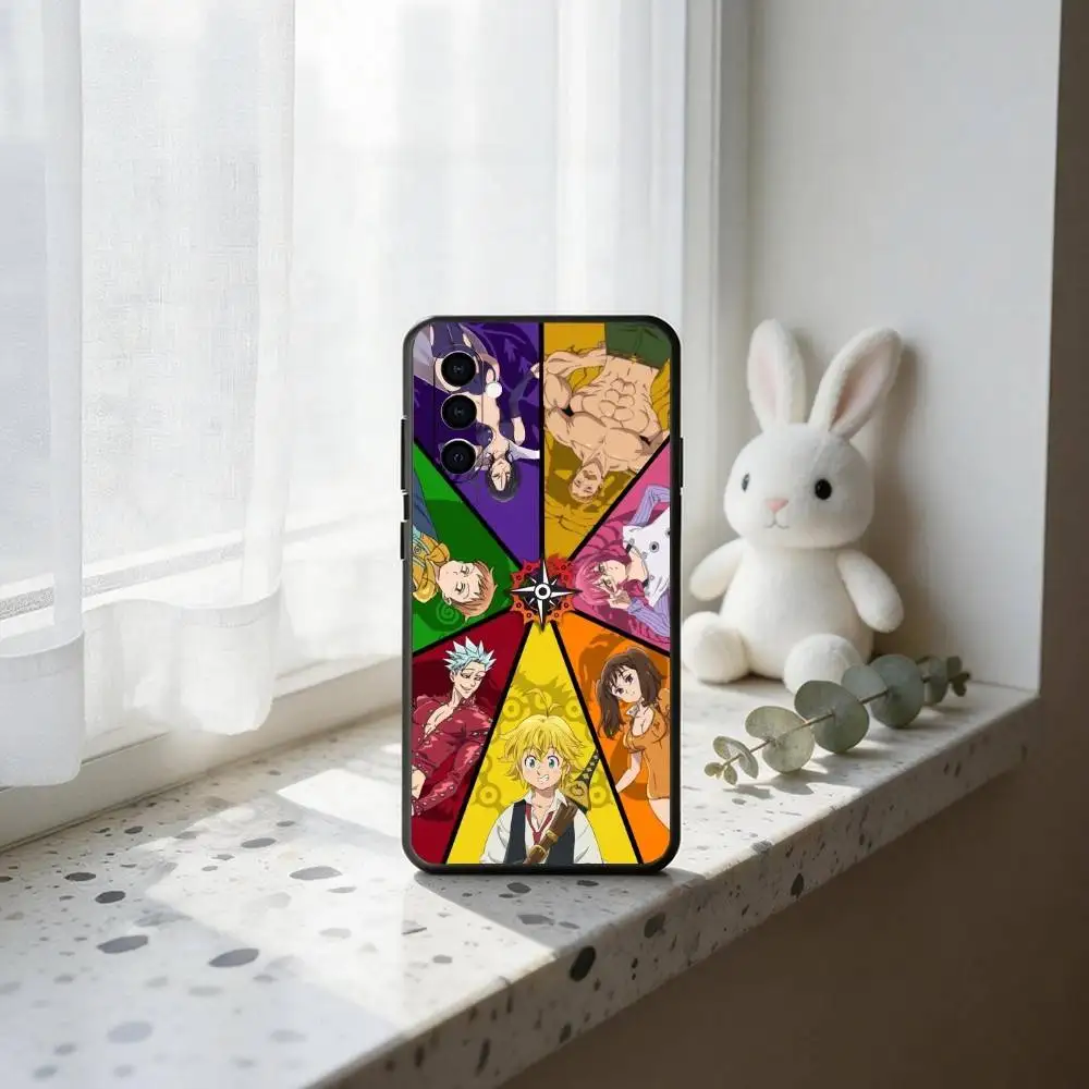 Фото Чехол для телефона T-The S-Seven Deadly Sins, черный, силиконовый, мягкий, для Samsung Galaxy A73, A72, A71, A70, A53, A52, A51 №3