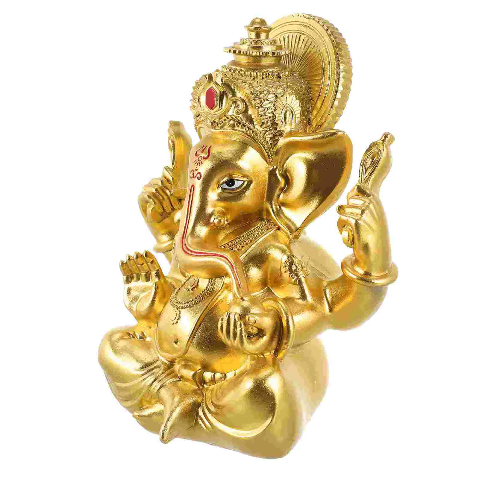 

Statue Elephant Ganesha Ganesh Lord God Idol Hindustatues Indian Sculpture Decoration Car Decor Sculptures Ornament Blessing