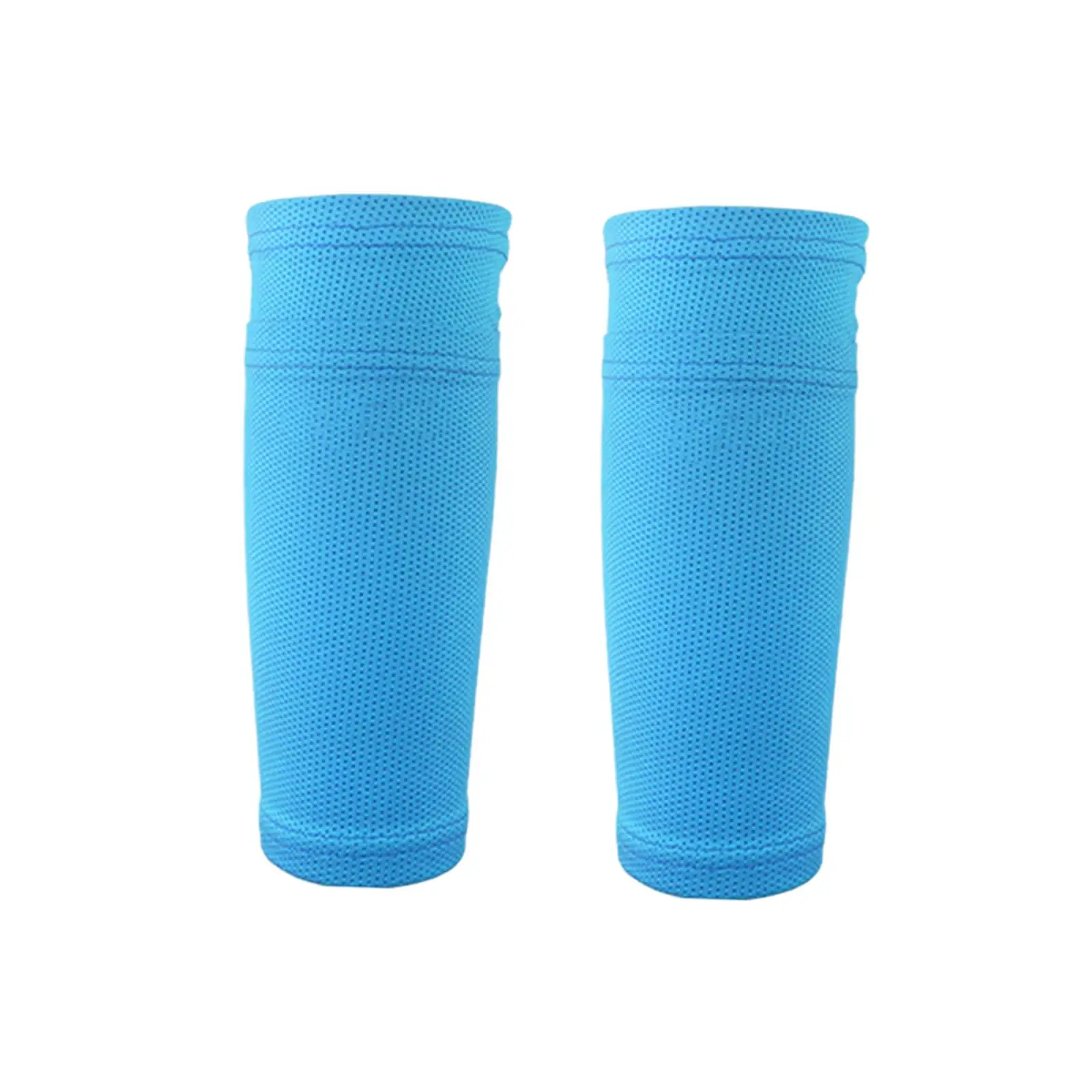 2Pcs Football Leg Sleeves Shin Guard Nylon Protective Socks with