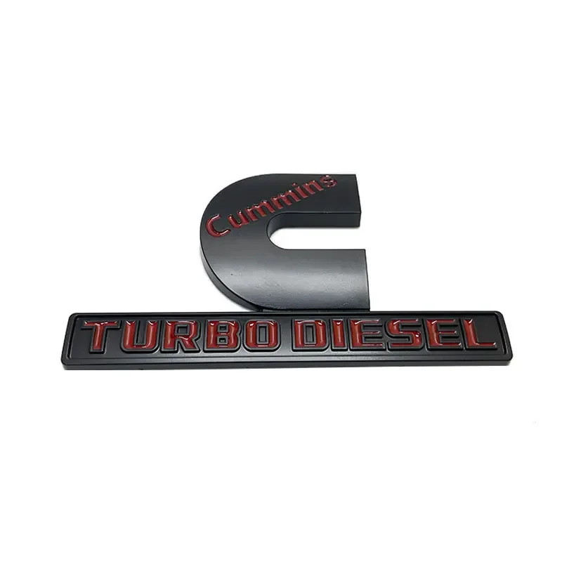 

Автомобильные наклейки с логотипом CUMMINS TURBO DIESEL для Dodge Pickup RAM 1500-25, аксессуары для ремонта, декоративные наклейки на боковую кузовь